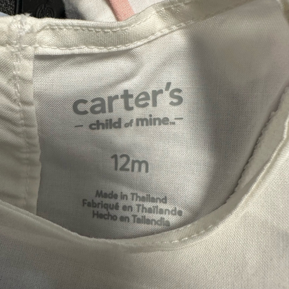 Carter’s Baby Girl Lot of 2 Dresses Spring Summer 12 M & 6-9 M NWT NEW Sundress - Picture 14 of 16